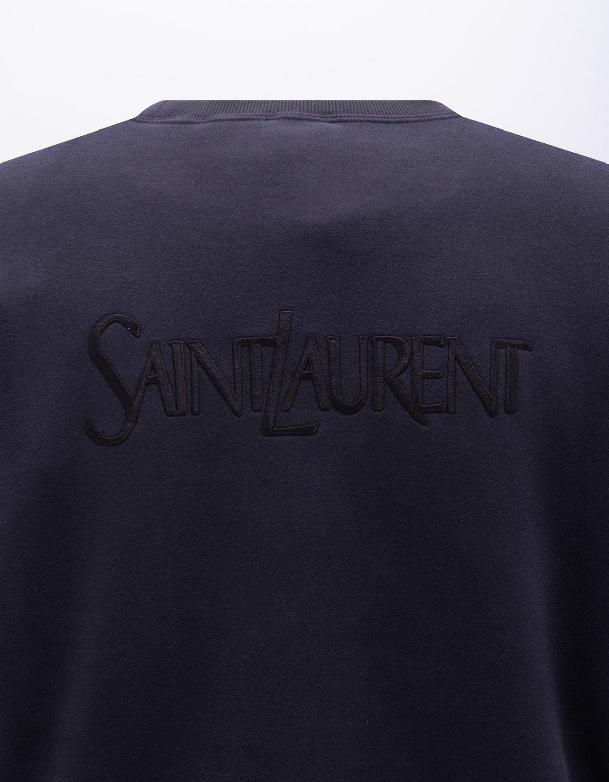 Saint Laurent Blue Logo Sweatshirt