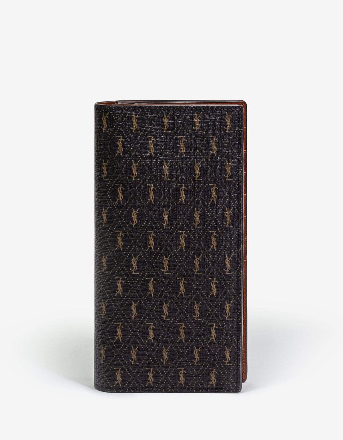 Saint Laurent Brown Monogram Continental Wallet