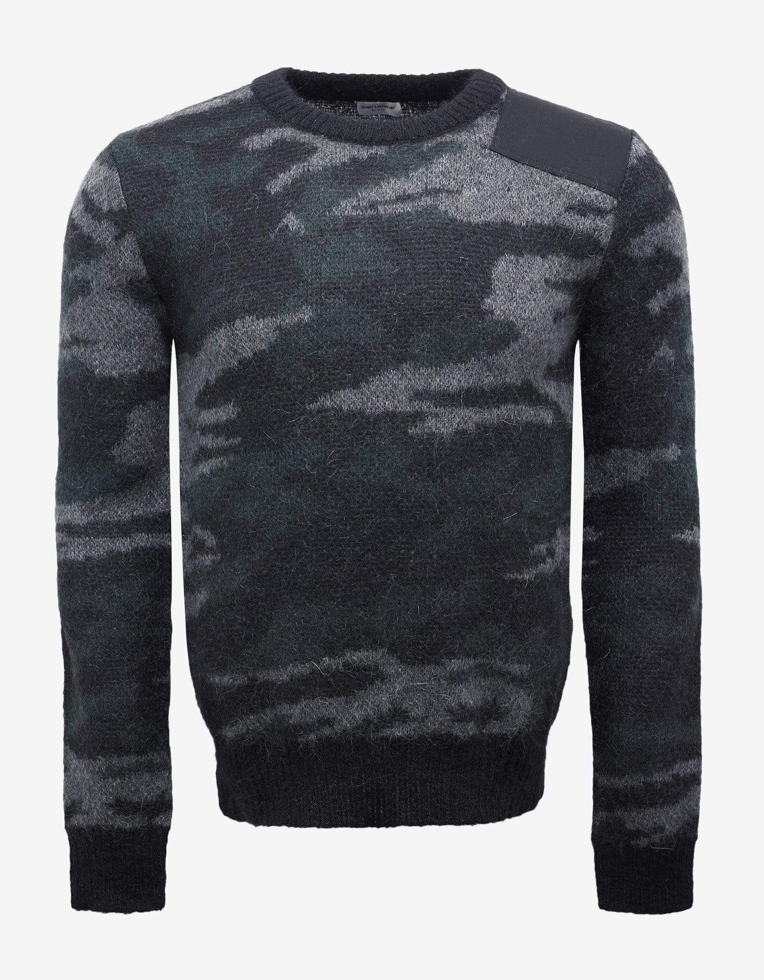 Saint Laurent Camouflage Mohair Sweater – Zoo Fashions Saint Laurent Camouflage Mohair Sweater – Zoo Fashions