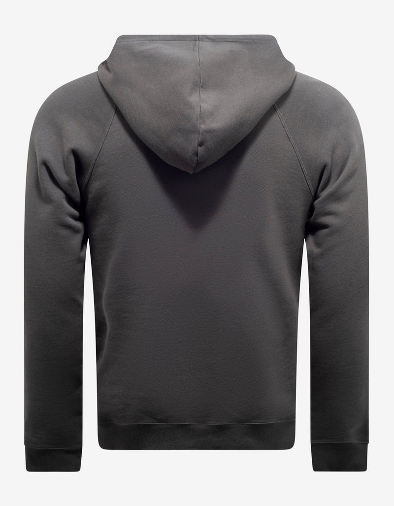 Saint Laurent Grey Malibu Palm Print Hoodie