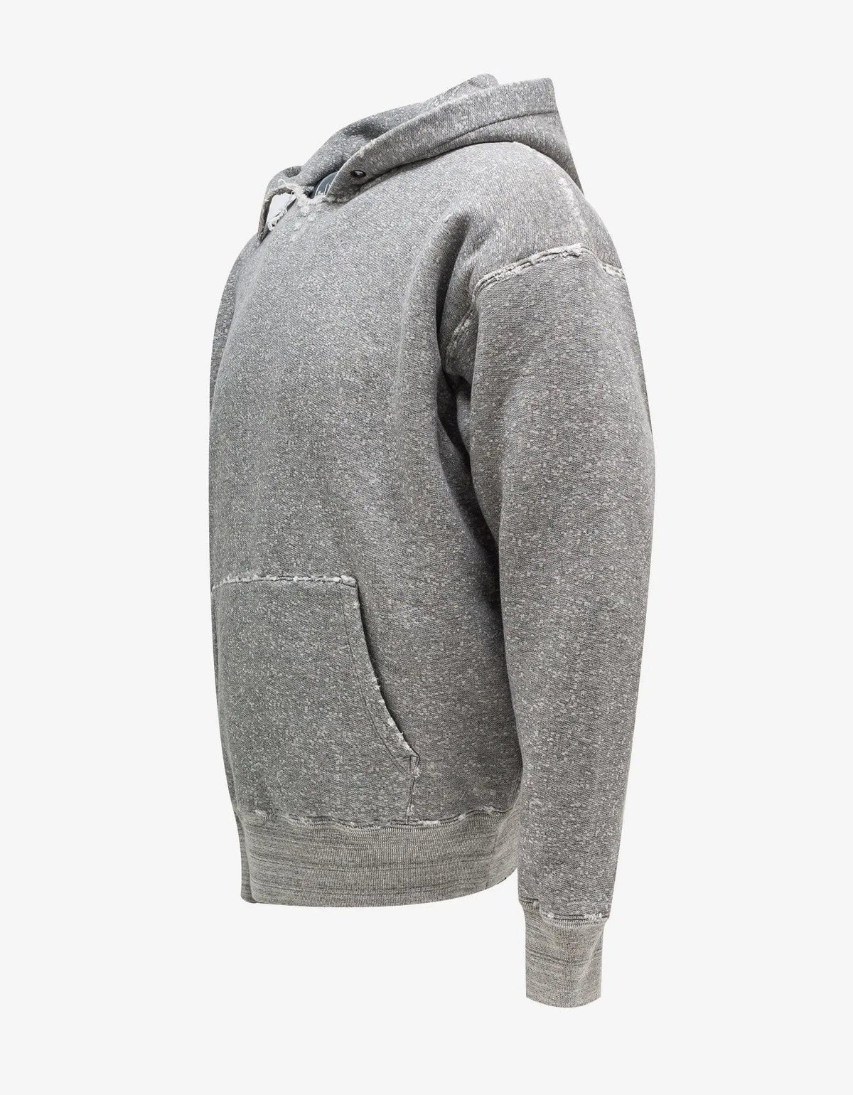 Saint Laurent Grey Saint Laurent Universite Print Hoodie