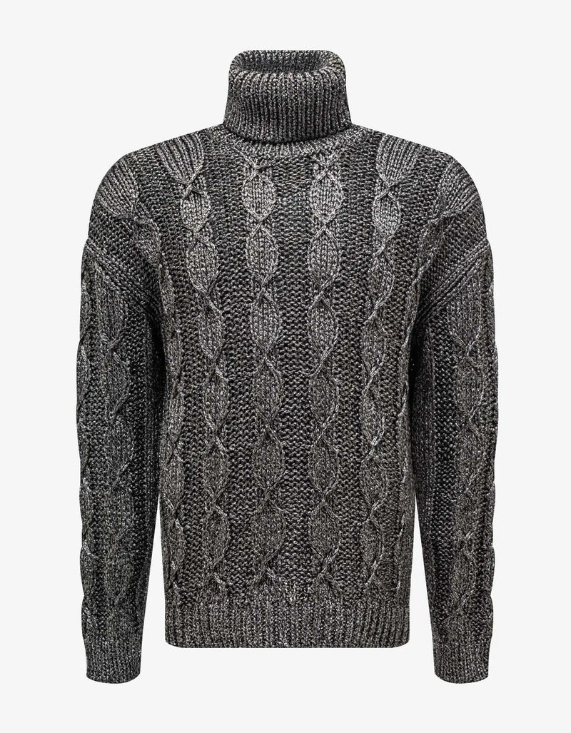 Mens designer roll neck hot sale