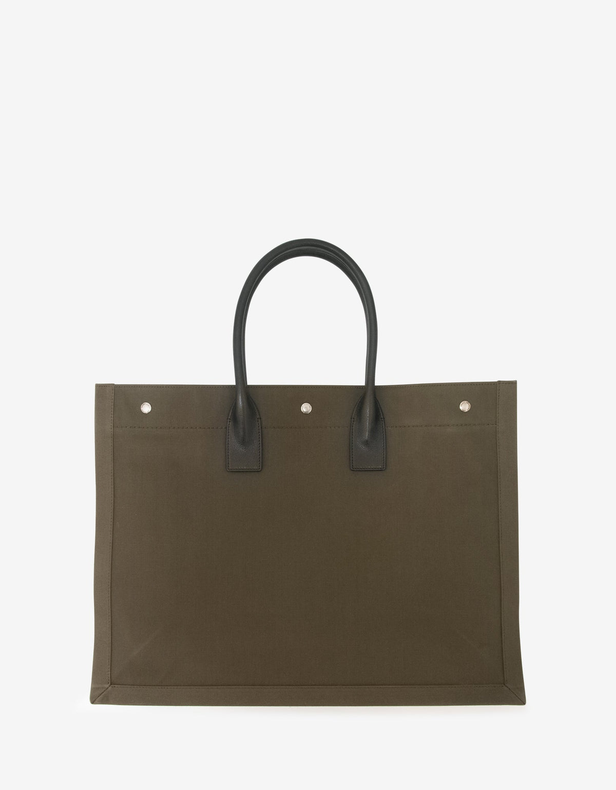 Saint Laurent Khaki Rive Gauche Tote Bag