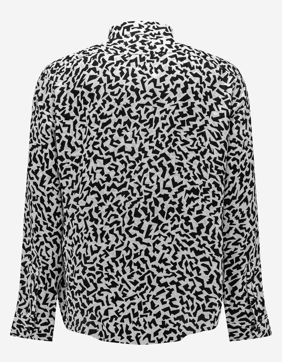 Saint Laurent Sparkle Print Silk Shirt
