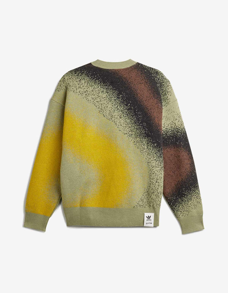 SFTM x Adidas 004 Green Fully Fashion Knit Sweatshirt