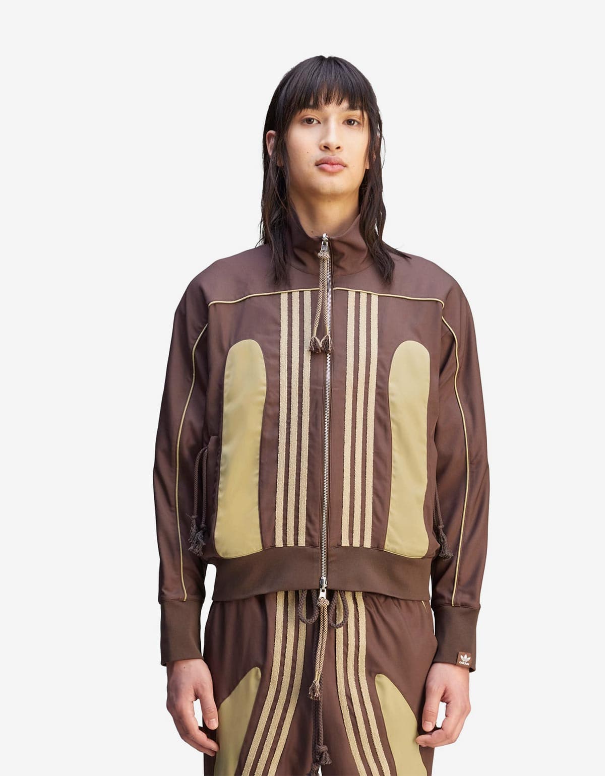 adidas SFTMジャケットLサイズブラウン