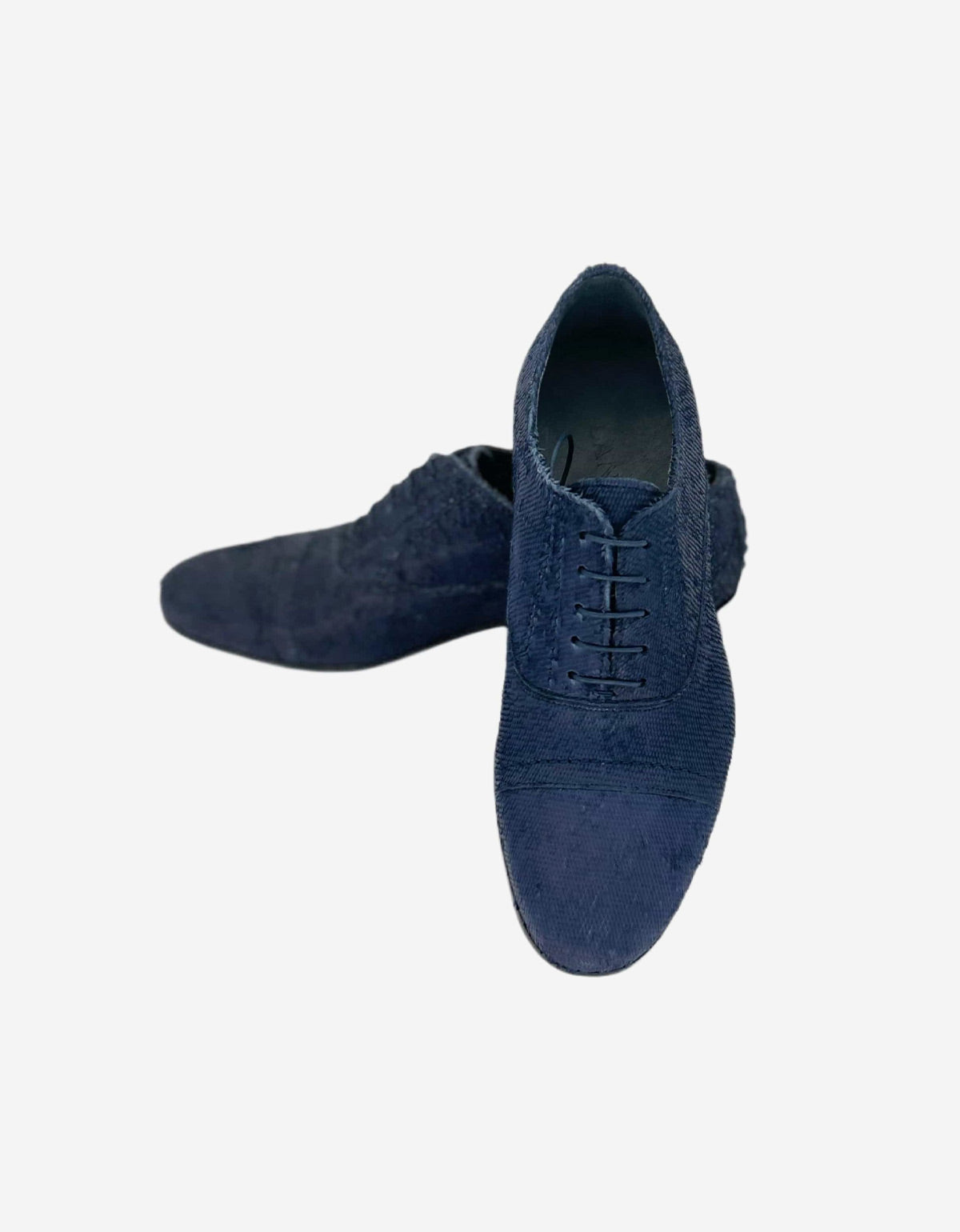 Lanvin Blue Distressed Leather Oxford Shoe AM5WMRESPO6A1 20