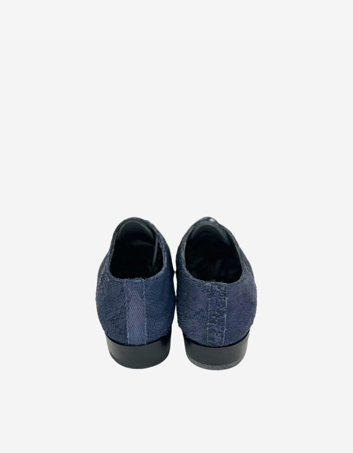 Lanvin Blue Distressed Leather Oxford Shoe AM5WMRESPO6A1 20