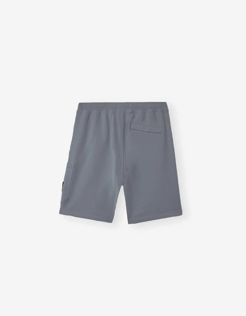 Stone Island Avio Blue Cargo Sweat Shorts
