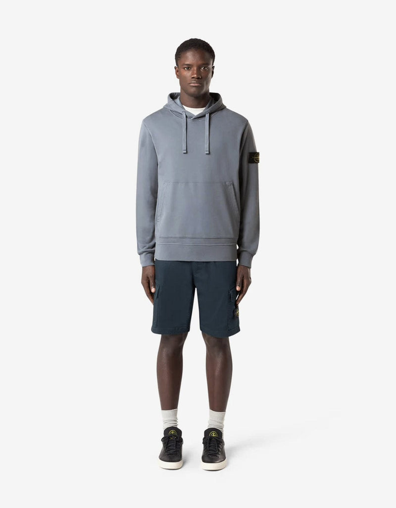 Stone Island Avio Blue Hoodie