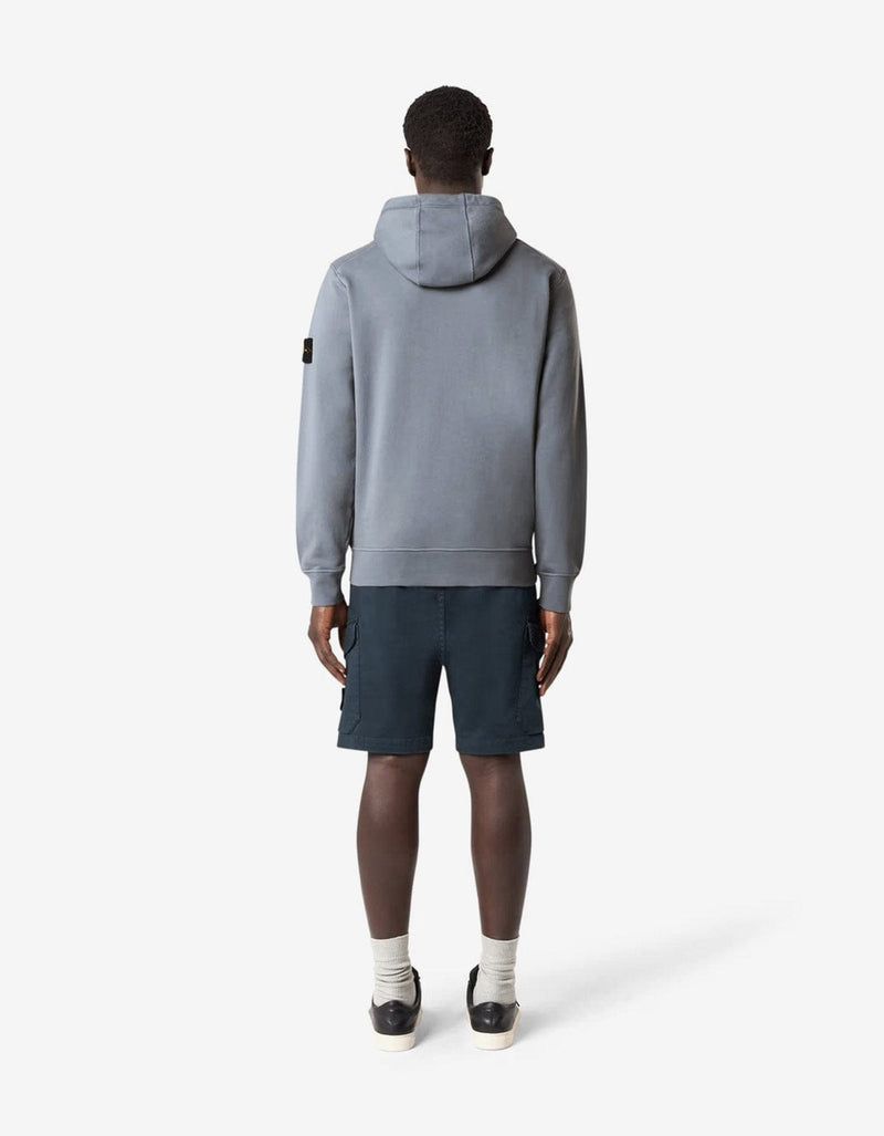 Stone Island Avio Blue Hoodie