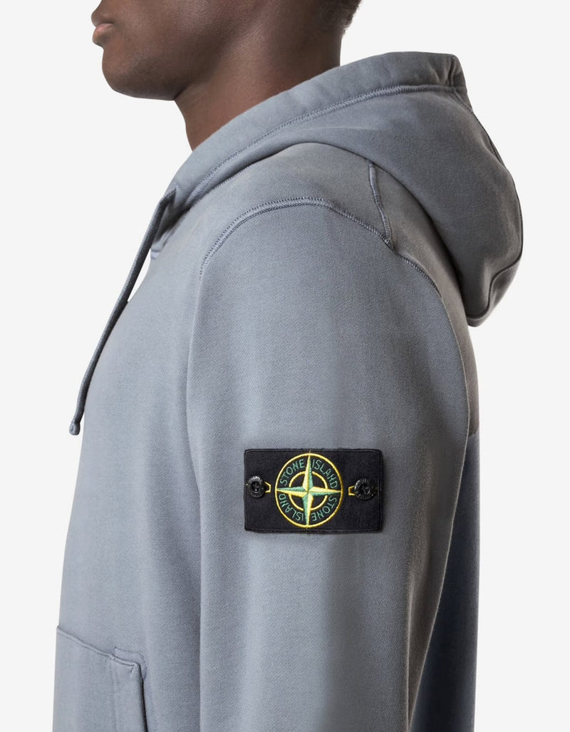 Stone Island Avio Blue Hoodie
