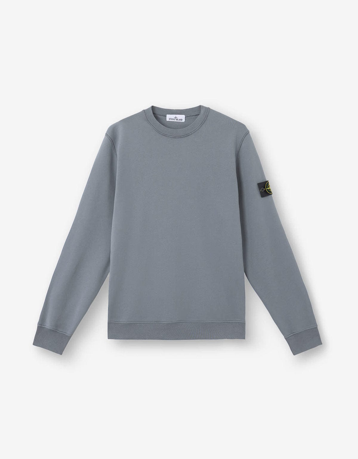Stone Island Avio Blue Sweatshirt | Organic Cotton Fleece | Zoo Stone Island Avio Blue Sweatshirt | Organic Cotton Fleece | Zoo