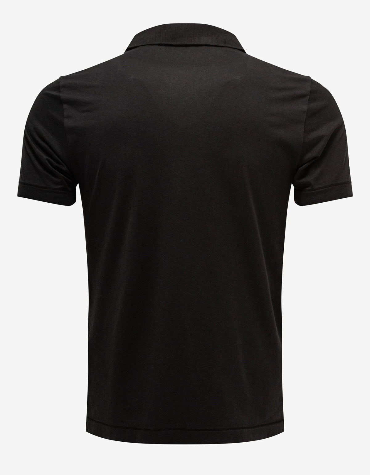 Stone Island Black Compass Logo Polo T-Shirt