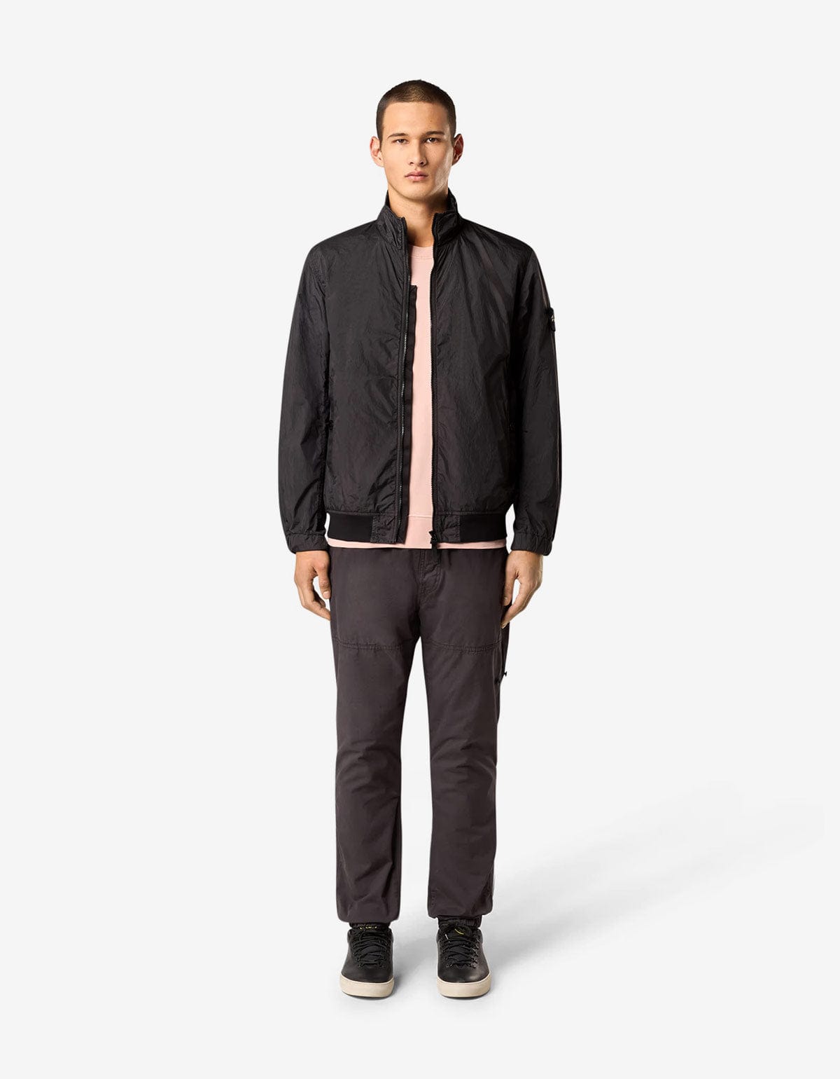 Stone Island Black Crinkles Reps R-NY Jacket – Zoo Fashions