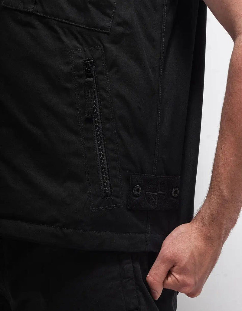 Stone Island Black Ghost Piece O-Ventile Down Gilet
