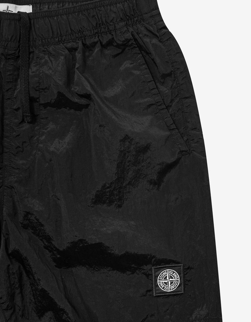 Stone Island Black Nylon Metal Swim Shorts