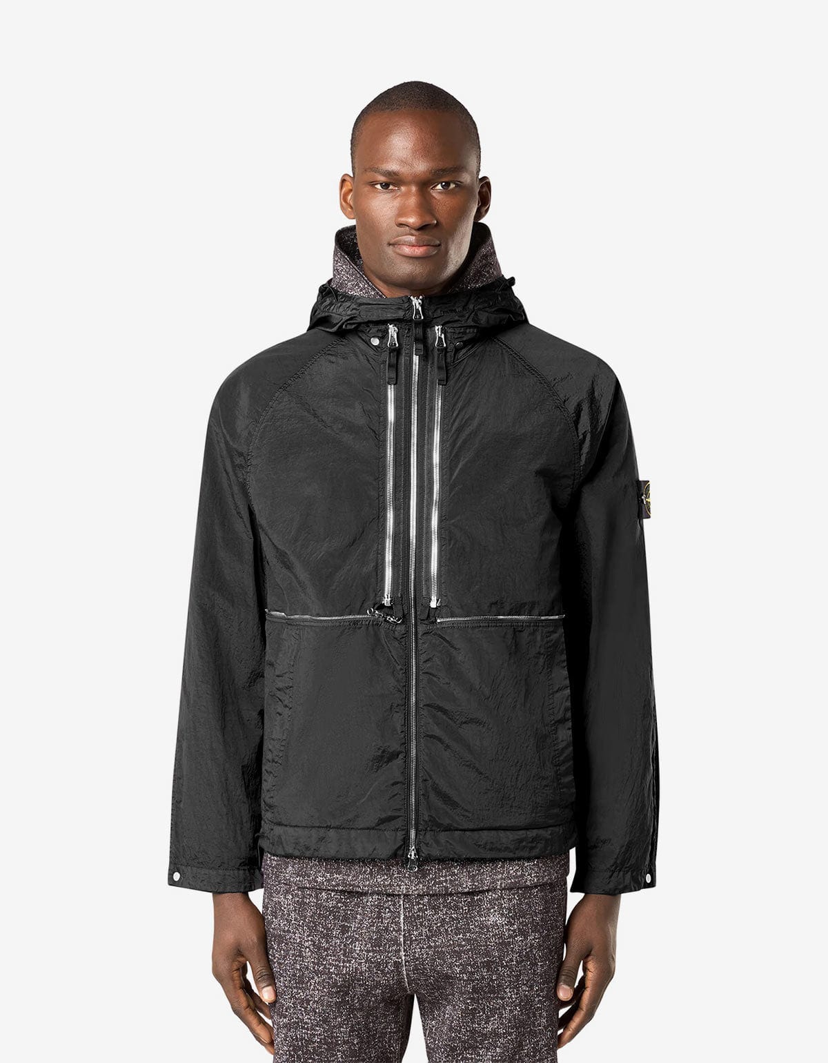 Stone Island Black Nylon Metal Watro-TC Jacket – Zoo Fashions