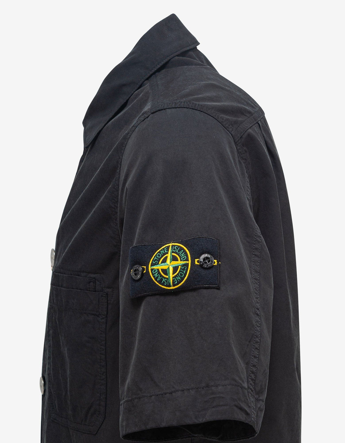 Stone Island Black Short Sleeve Overshirt
