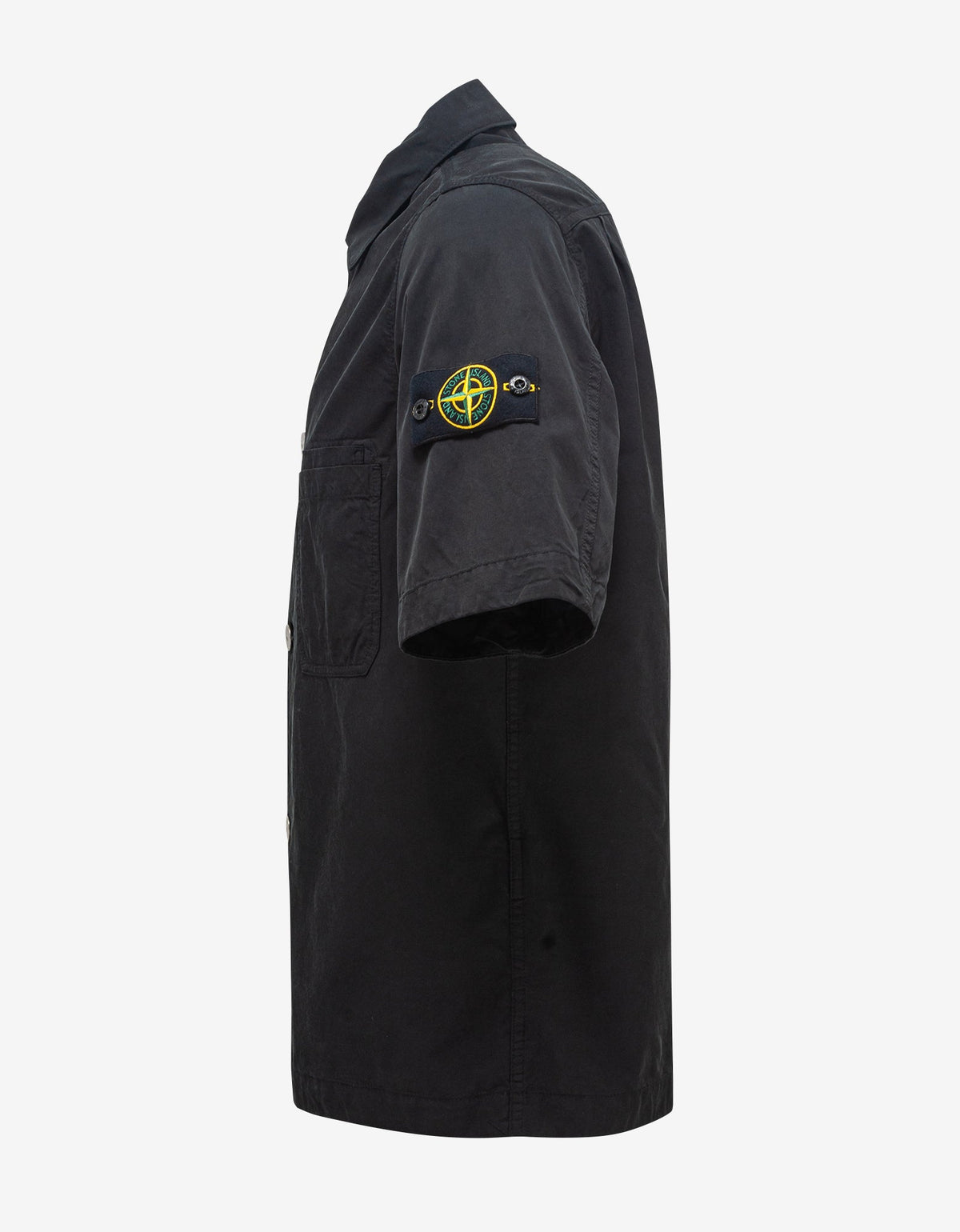 Stone Island Black Short Sleeve Overshirt