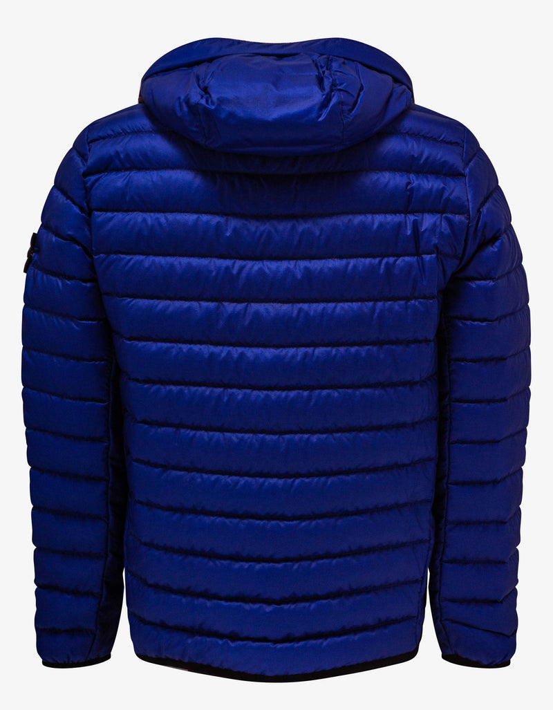 Stone Island Blue Bio-Based Ripstop Nylon Down Jacket