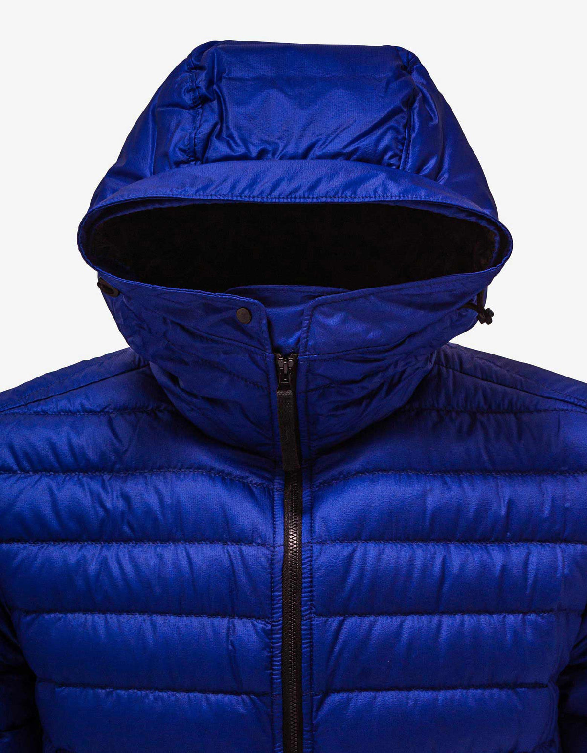 Stone Island Blue Bio-Based Ripstop Nylon Down Jacket