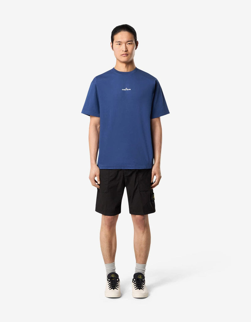 Stone Island Blue Compass Camo Print T-Shirt