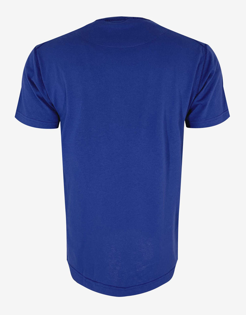 Stone Island Blue Compass Logo T-Shirt