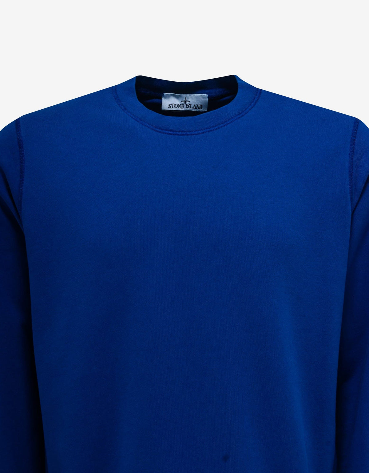 Stone Island Blue Garment Dyed Sweatshirt