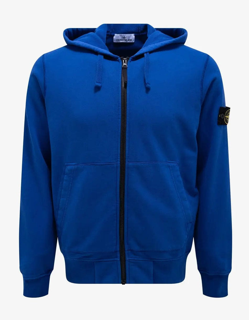 Stone island zip through hoodie sales