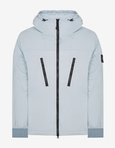 Stone Island SKIN TOUCH NYLON-TC­ - PACKABLE: Hooded jacket in a light, high-performance fabric with a clean appearance using fine denier microfiber nylon yarns.