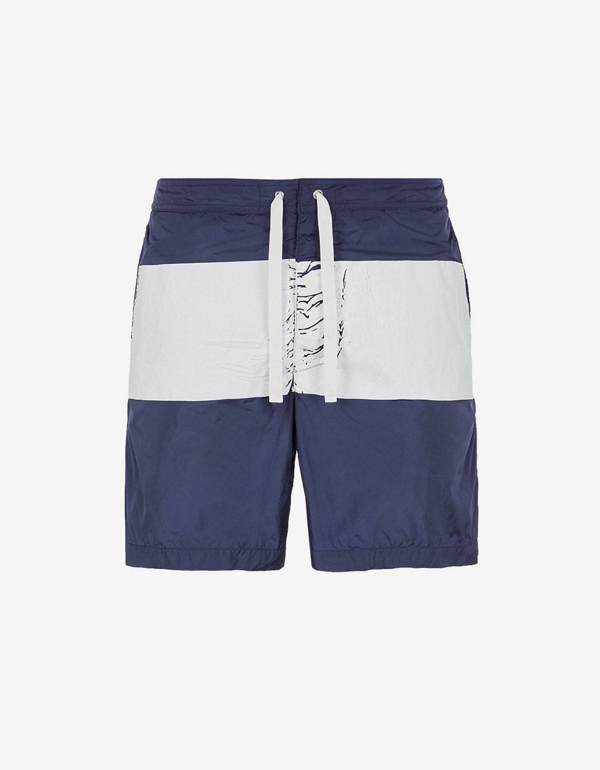Stone Island Blue Stripe Swim Shorts