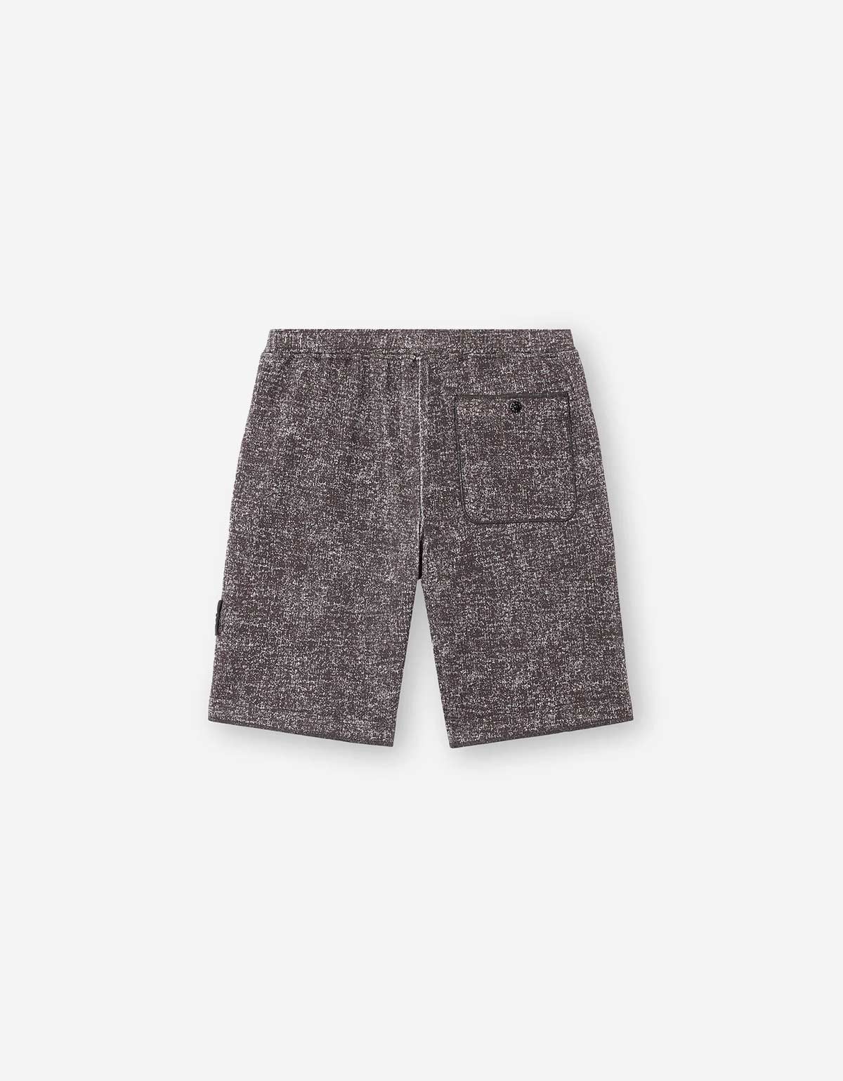 Stone Island Burgundy Melange Print Shorts