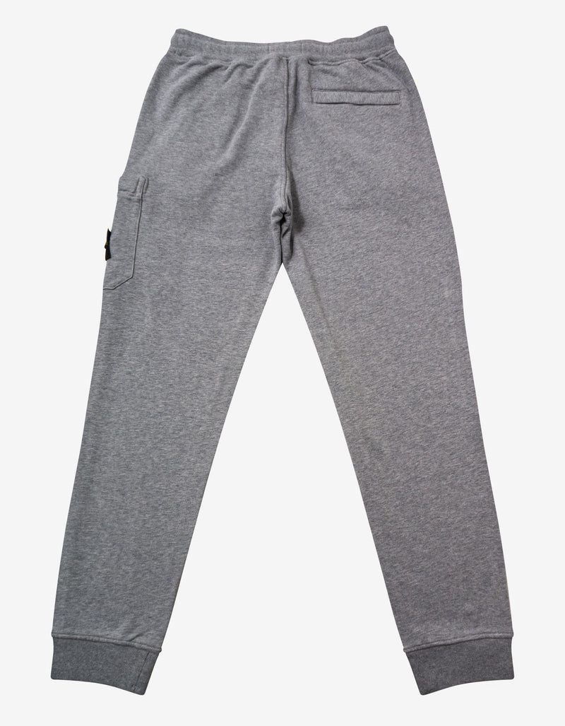 Stone Island Dust Grey Compass Logo Crew Neck Tracksuit