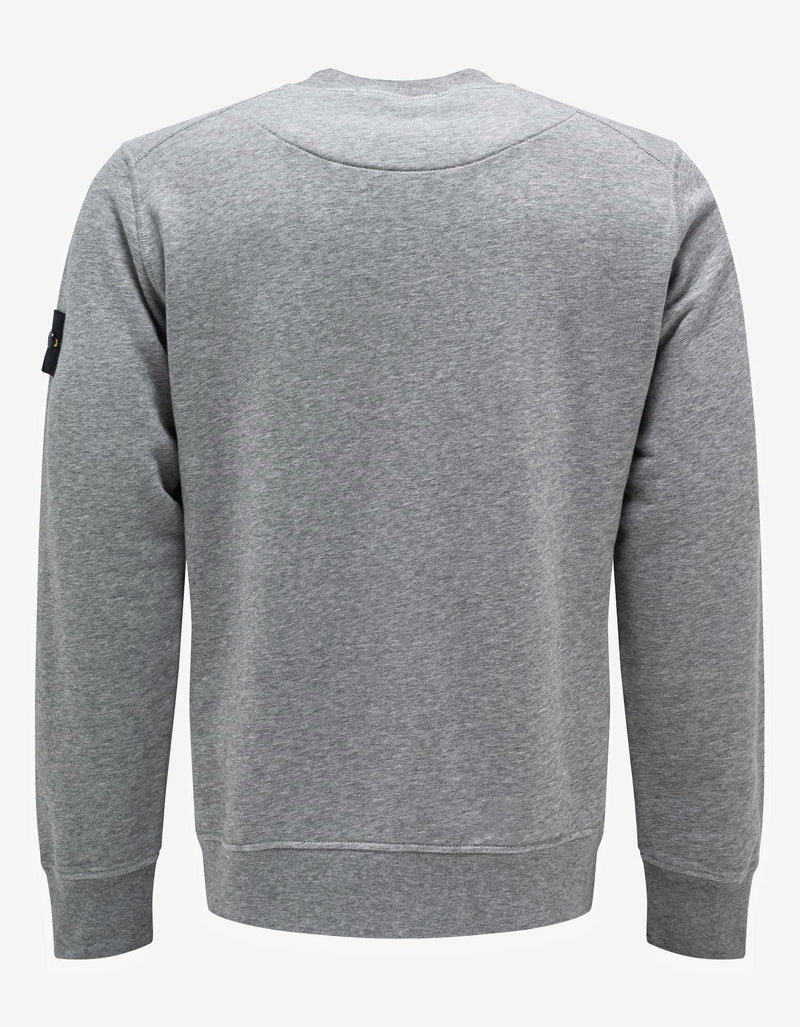 Stone Island Dust Grey Compass Logo Crew Neck Tracksuit