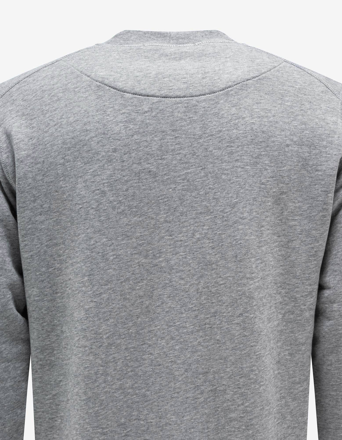 Stone Island Dust Grey Compass Logo Sweatshirt
