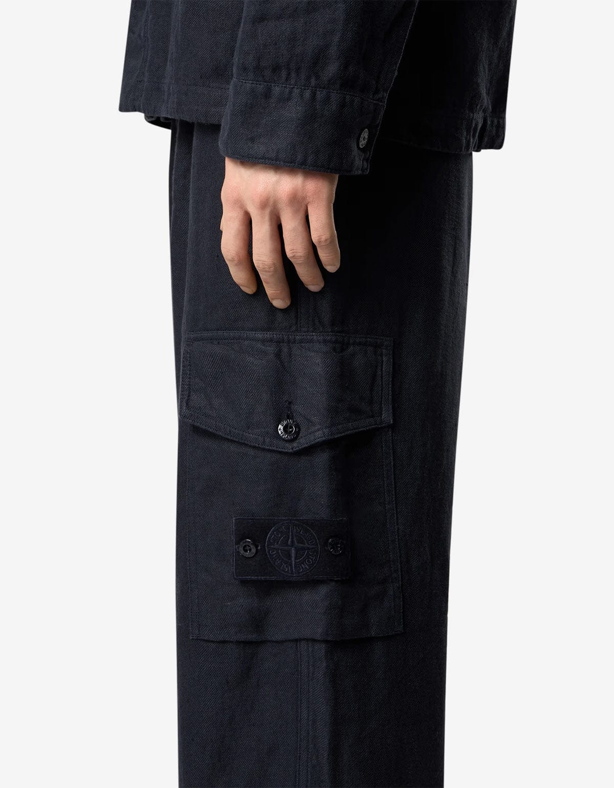 Stone Island Ghost Blue Cargo Trousers