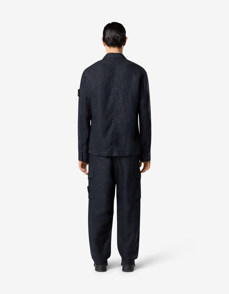 Stone Island Ghost Blue Cargo Trousers