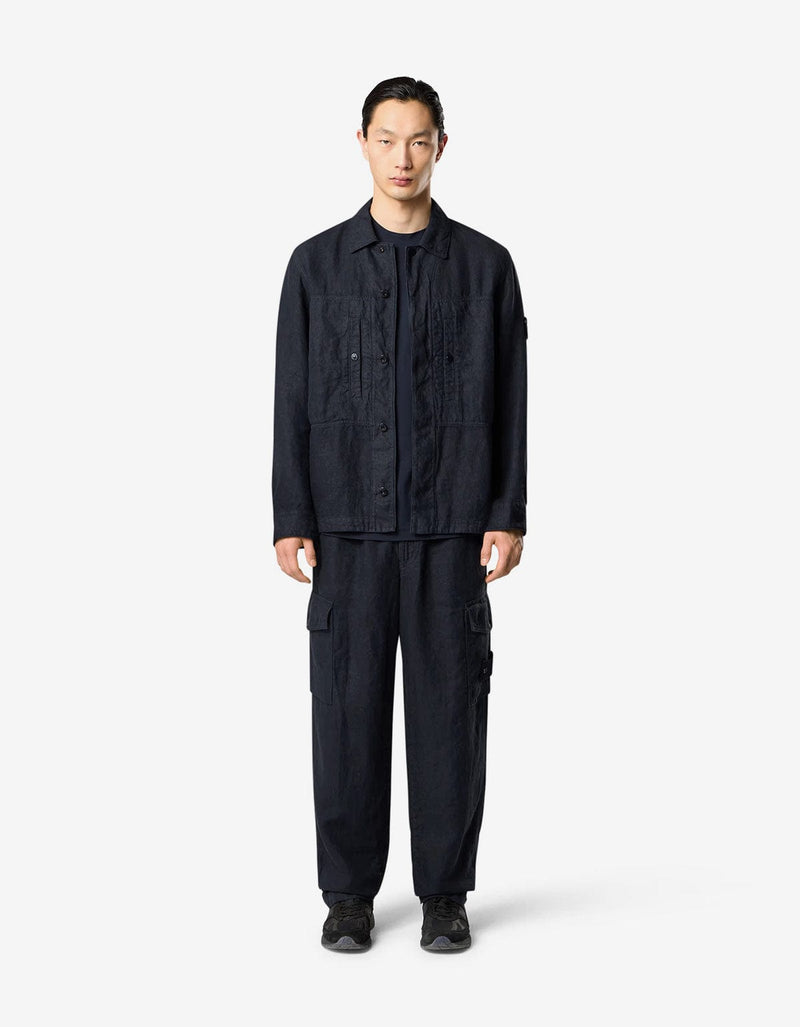 Stone Island Ghost Blue Cargo Trousers