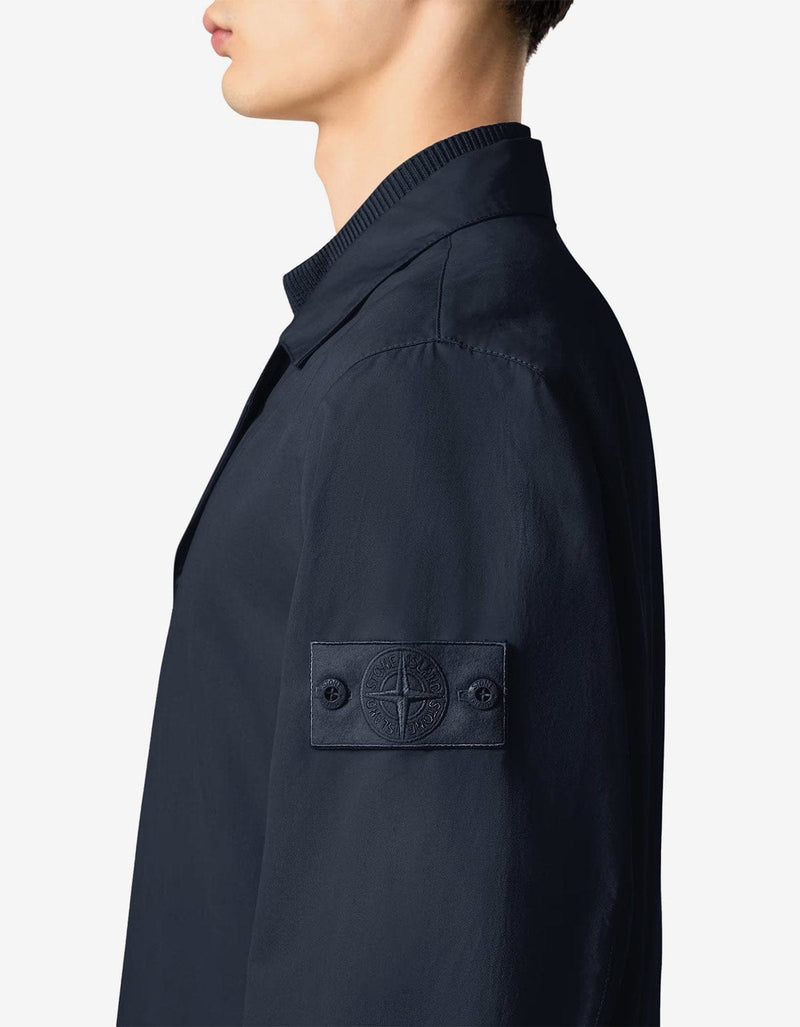 Stone Island Ghost Blue Weatherproof Blazer Jacket