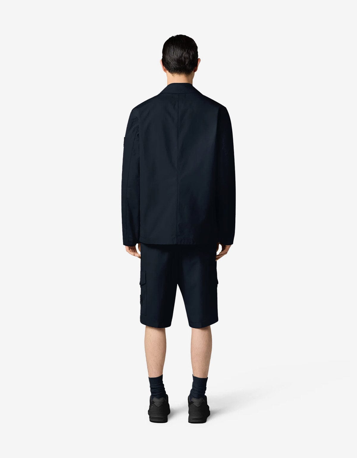 Stone Island Ghost Blue Weatherproof Blazer Jacket