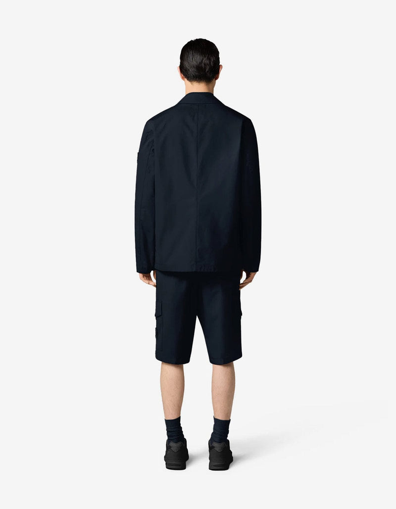 Stone Island Ghost Blue Weatherproof Blazer Jacket