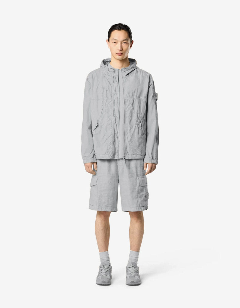 Stone Island Ghost Grey Smerigliato Short Parka