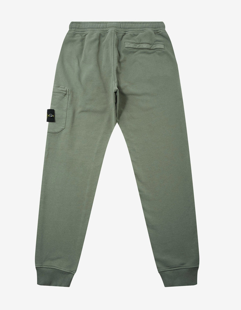 Stone Island Green Cargo Sweat Pants