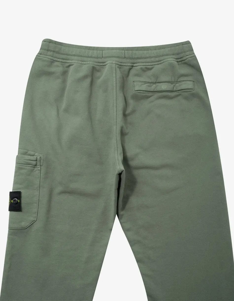 Stone Island Green Cargo Sweat Pants