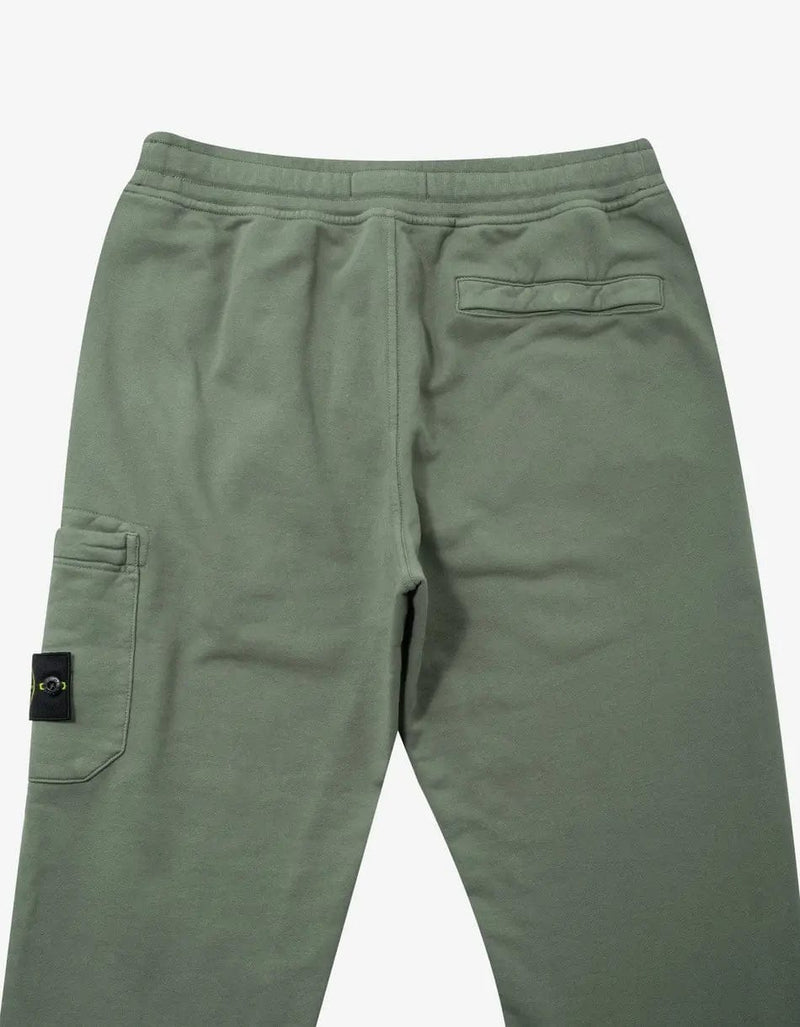 Stone Island Green Cargo Sweat Pants