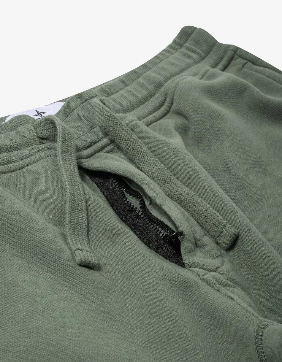 Stone Island Green Cargo Sweat Pants