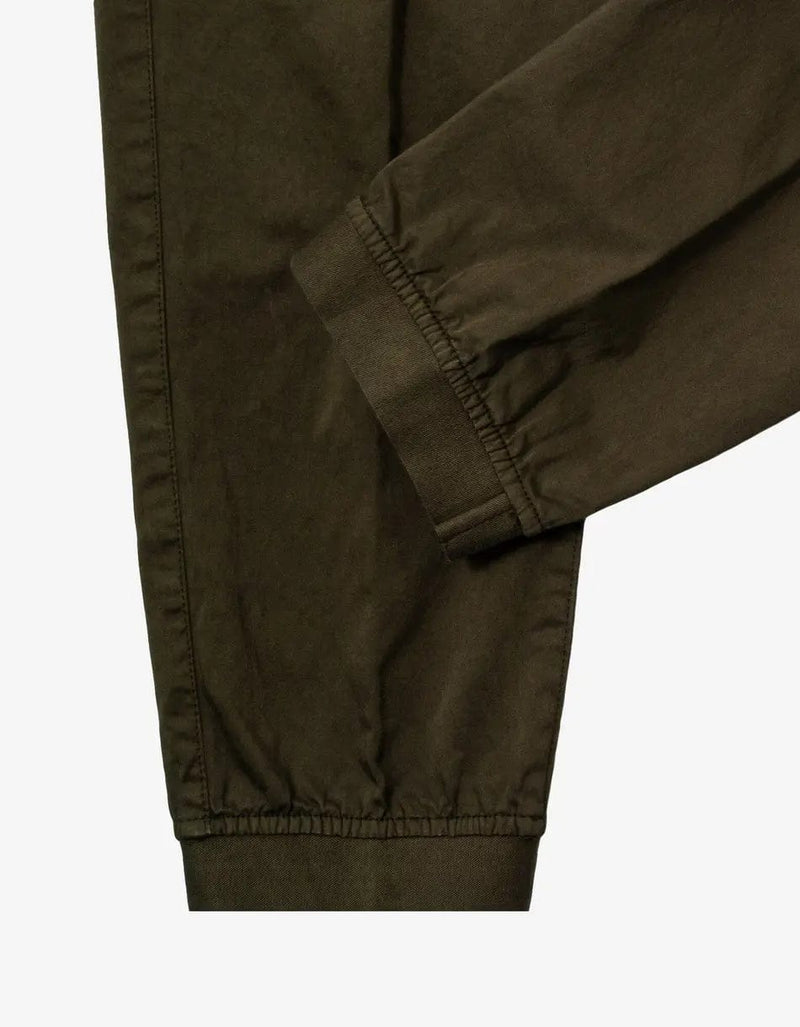 Stone Island Green Garment Dyed Cargo Trousers
