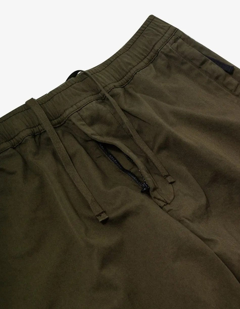 Stone Island Green Garment Dyed Cargo Trousers