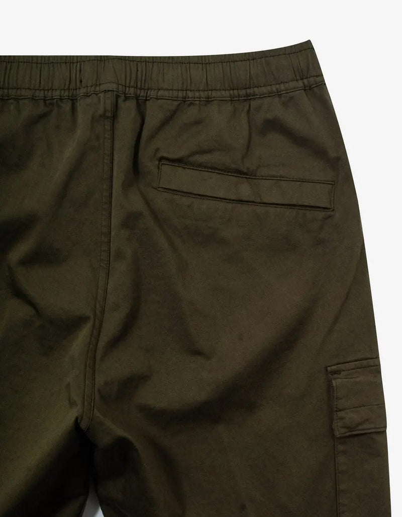 Stone Island Green Garment Dyed Cargo Trousers